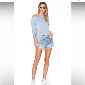 AGolde Parker Vintage Cut-Off Shorts Size 25 NWT